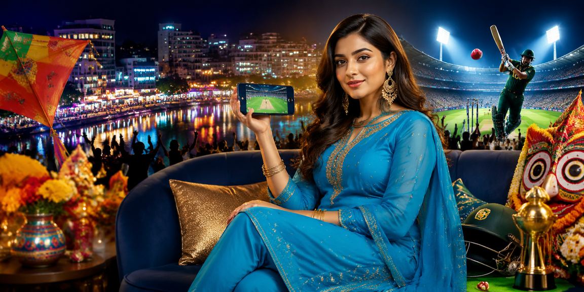 নারায়ণগঞ্জে সালওয়ার কামিজ পরা ব্যবহারকারী মোবাইলে ক্রিকেট বেটিং করছেন